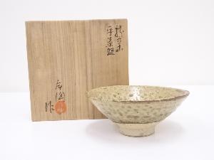 加藤舜陶造　灰釉平茶碗